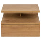 Bedside table Ashlan, oak, MDF, H22.5x35x32cm