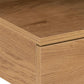 Bedside table Ashlan, oak, MDF, H22.5x35x32cm