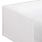 Bedside table Ashlan, white, MDF, H16.5x40x32cm