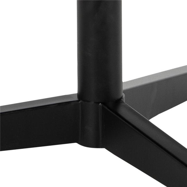 Rectangular Coffee Table – Black Metal with Ceramic Top