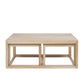 Nesting Coffee Table Set – Oak Veneer (Set of 3)