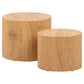 Coffee Table Set – Natural MDF Nesting Design (2 Pieces)