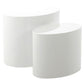 Amice Table Set – 2-Piece White MDF Accent Tables