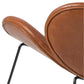 Lounge chair Acazar, brown, H90.5x69x78.5cm, seat height 40cm