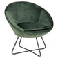Lounge chair Acent, green, H81x82x71cm, seat high 47cm