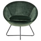 Lounge chair Acent, green, H81x82x71cm, seat high 47cm