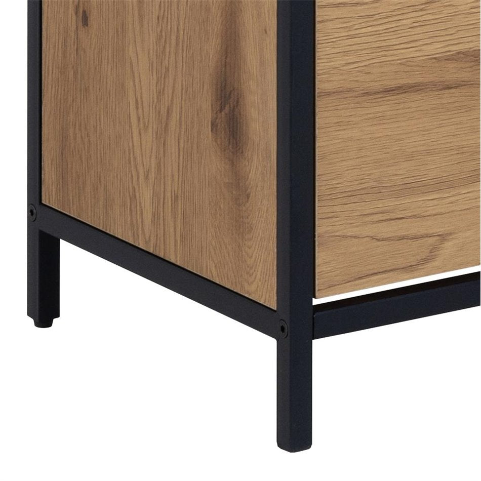 Shoe cabinet Aford, H129x56x30cm