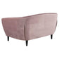 Modern Sofa Aria – Pink Fabric, Compact 2-Seater Design, 150×84×78 cm