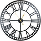 Wall clock Barenton, metal/black, D80x5cm