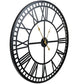 Wall clock Barenton, metal/black, D80x5cm