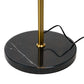 Floor lamp Rade, amber color, H170cm, D33.5cm, G9x5 5W(MAX)