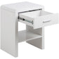 Bedside table Supernova, white, H59x45x35cm