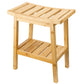 Bamboo Storage Bench Natural – H46 × W25 × L39.5 cm