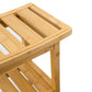 Bamboo Storage Bench Natural – H46 × W25 × L39.5 cm