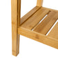 Bamboo Storage Bench Natural – H46 × W25 × L39.5 cm