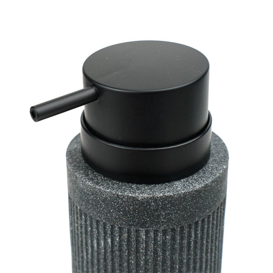 Soap dispenser Ardoise Onyx, H17.4cm, D7cm