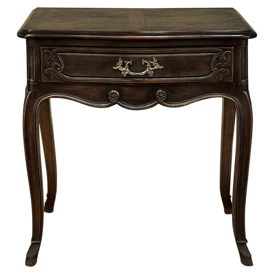 Antique Country French Walnut Nightstand ~ End Table