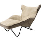 Armchair Dandy SK, taupe/brown, H91x125x75cm, seat height 40cm
