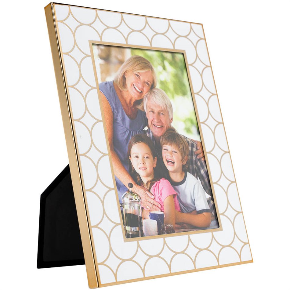 Photo frame Maldony, gold color, steel, 10x15cm
