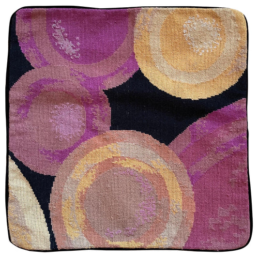 Needlepoint Modern Wool Pillow Case 46 x 46 cm