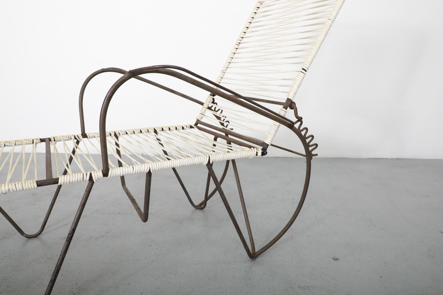 Pair of Walter Lamb Inspired Outdoor Poolside Chaise Lounge Chairs