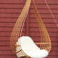 Le Nid Indoor Hanging Chair – Steam Bent Hickory with Shearling Cushion