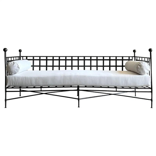 Custom Made to Order Outdoor or Indoor Iron Sofa with Cushion