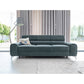 Modern Extendable Sofa Bed, Velvet Upholstery, Blue – Elaurence