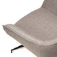 Armchair Tamarino, grey, swivelling 180 degrees, H88x59x58cm, seat height 49cm