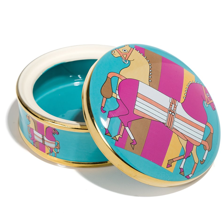 Decorative box Marbourg, 15.3x15.3x9.2（8.5）cm