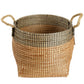 Basket Barllo L, seagrass, D32xH27cm