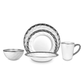 Truro Platinum 4-Piece Dinner Plate Set