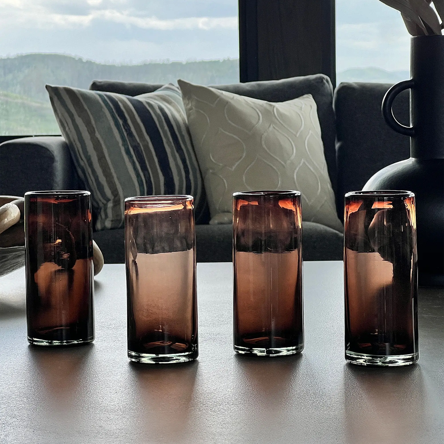 Handblown Highball Glasses – Set of 4