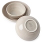 Traditional Ceramic 3-Piece Bowl Set (Brown)