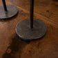 Yorkshire made Blacksmith forged steel candle sticks