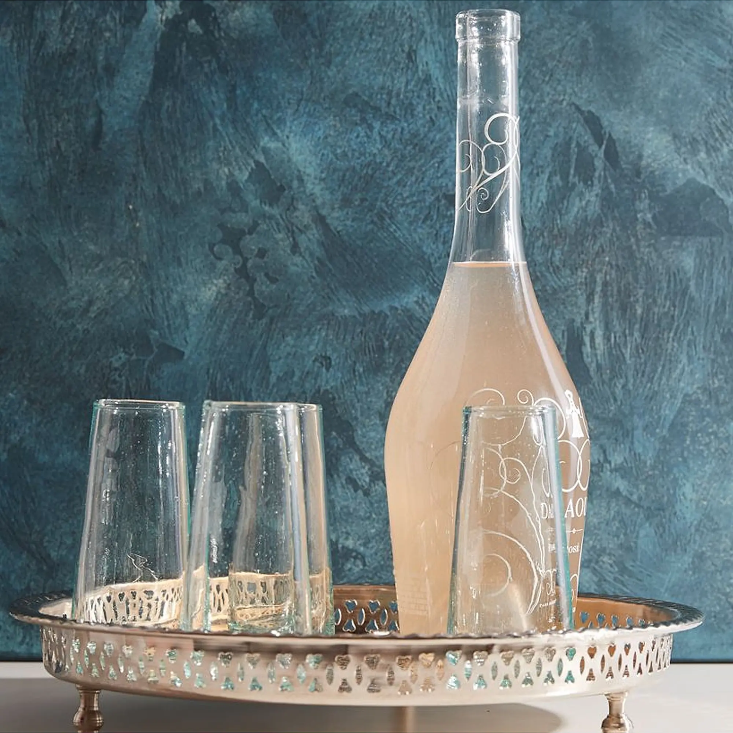 Handcrafted Moroccan Cone Champagne Glass Set – 6 Pieces
