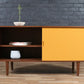Custom Multi-Color Lacquered Credenza – Mid-Century Modern