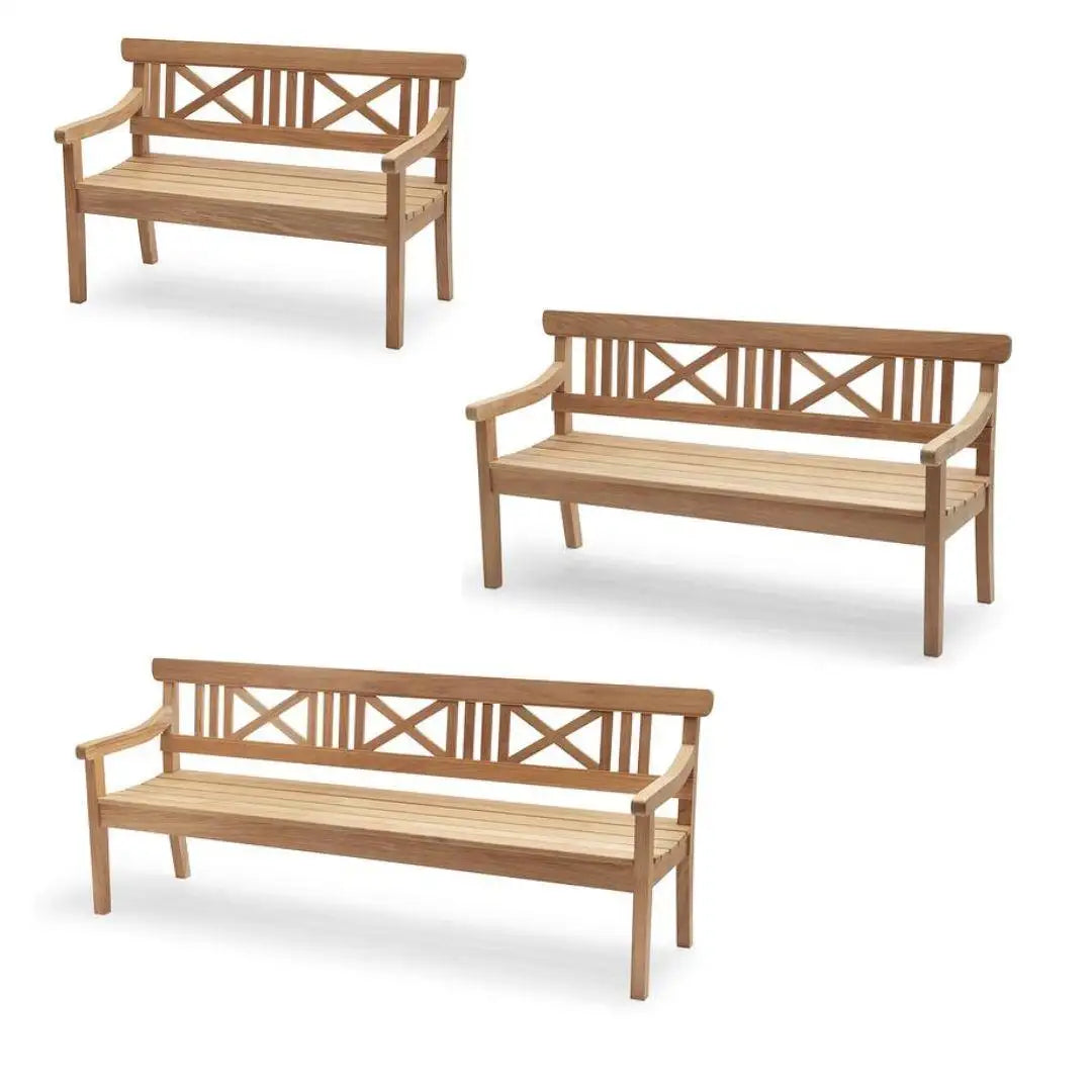 Small ‘Drachmann 120’ Outdoor Teak Bench
