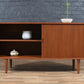 Custom Walnut Credenza – Sliding Doors, Mid-Century Modern Design