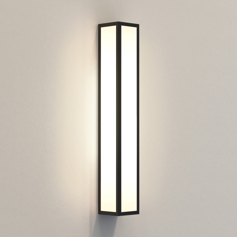 Outdoor Flush Wall Light – Salerno 520 (Textured Black)