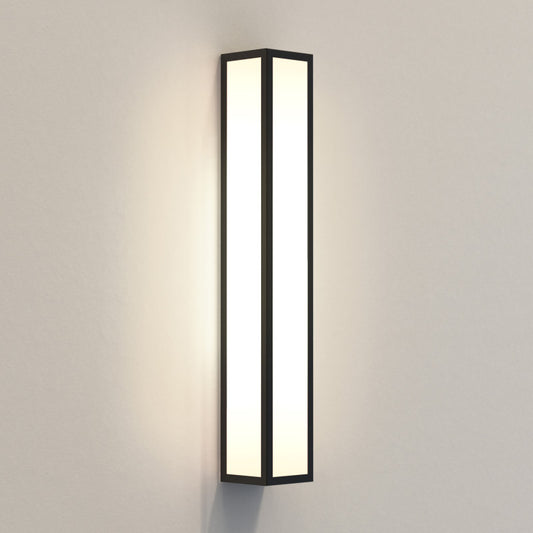 Outdoor Flush Wall Light – Salerno 520 (Textured Black)