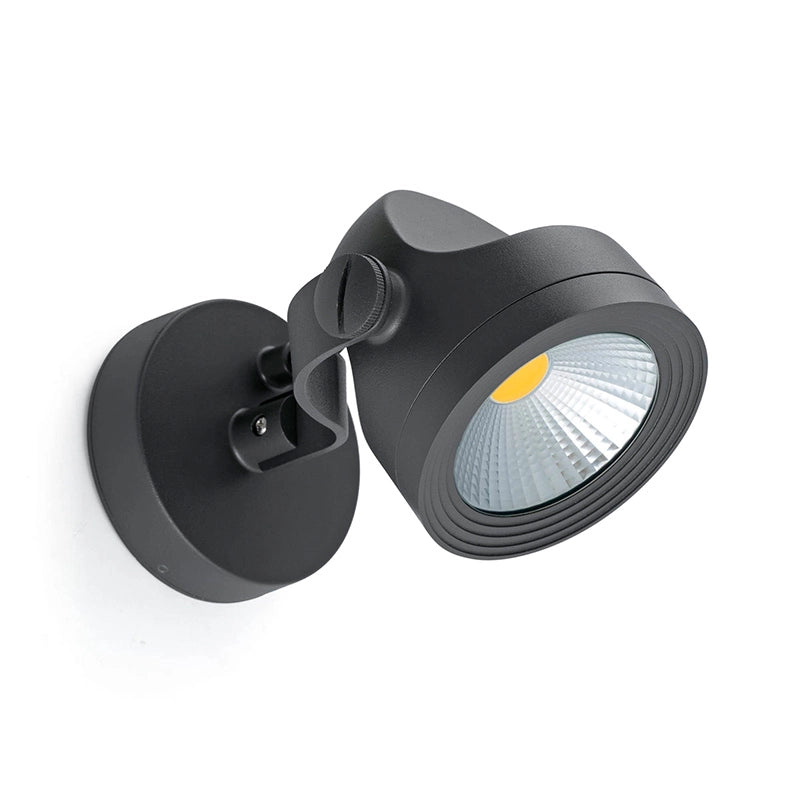 LED Outdoor Wall Spotlight – Dark Grey Finish
