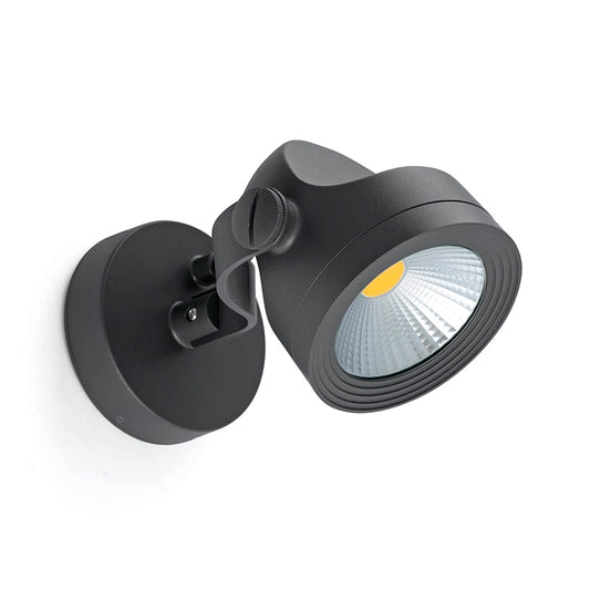 LED Outdoor Wall Spotlight – Dark Grey Finish
