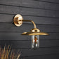 Outdoor Hanging Wall Lantern – Coastal Captain (Brass)