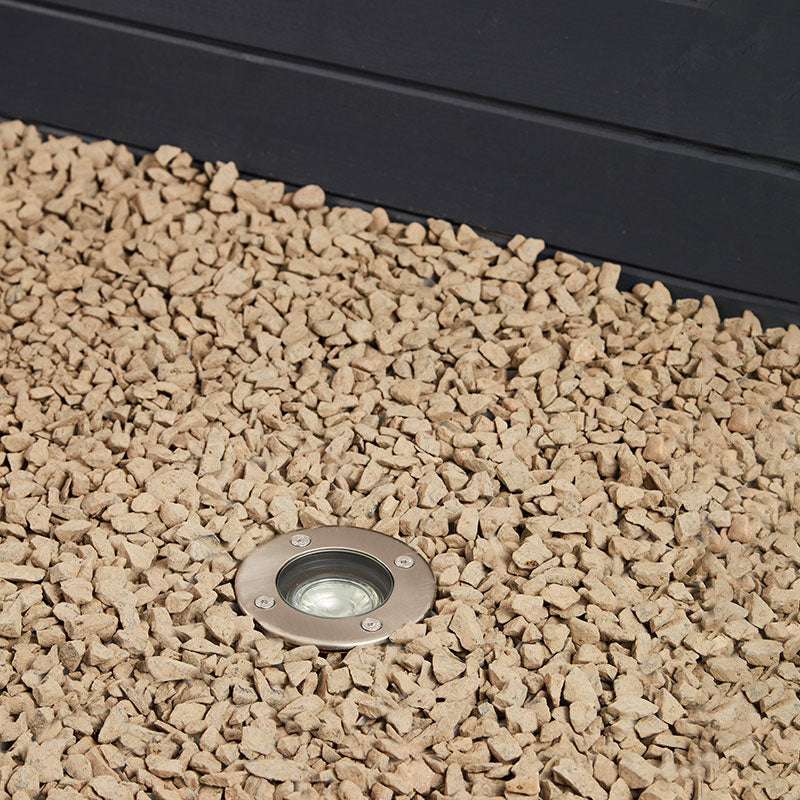 Round Recessed Ground Light – Tenby (Matt Nickel)