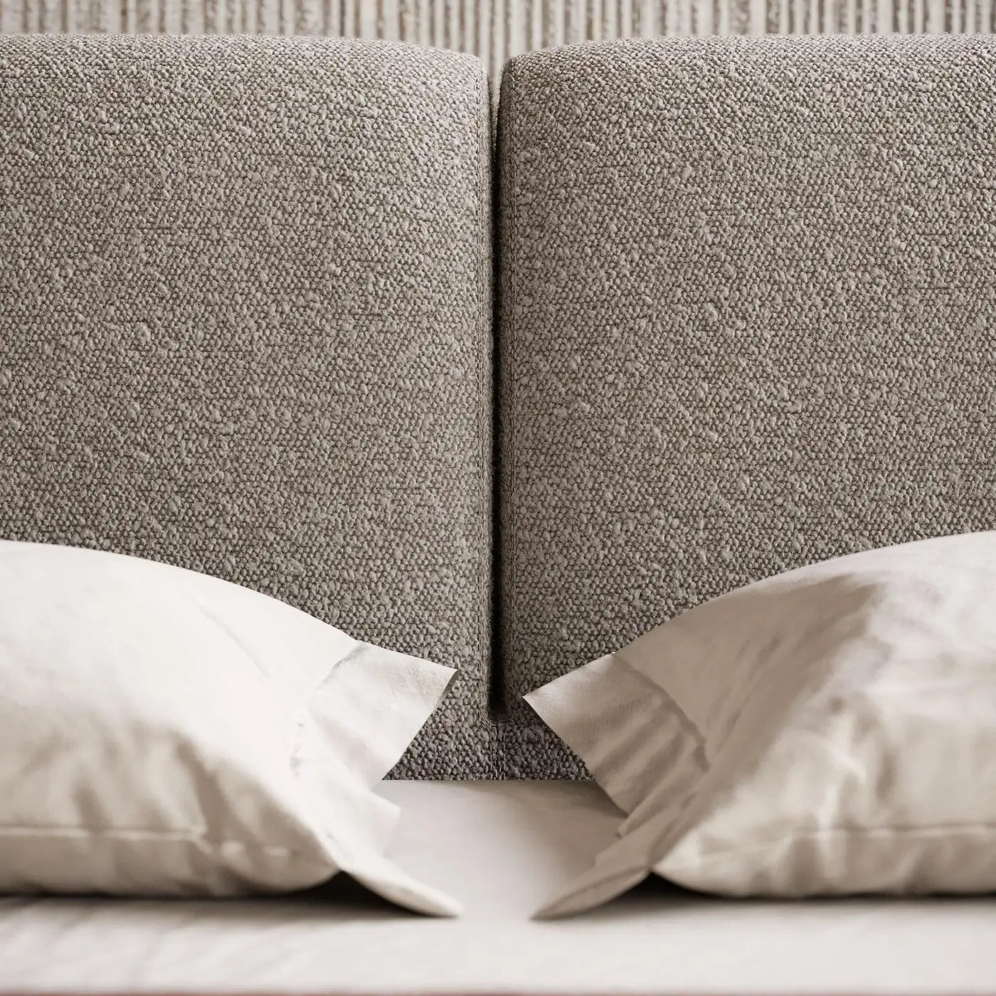 California King Leather Bed with Textured Steel Base