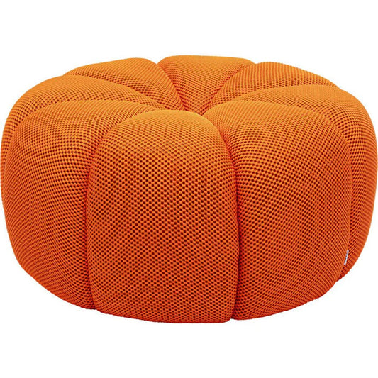Lounge Stool Peppo in Orange – H41 × Ø76 cm