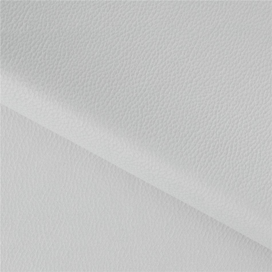 Modern L-Shaped Corner Sofa with Sleeping Function, Textured Velvet, White – Elnoble L