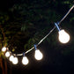 22M Weatherproof Festoon Lighting – 20 Black Bulb Holders