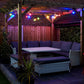 22M Weatherproof Festoon Lighting – 20 Black Bulb Holders